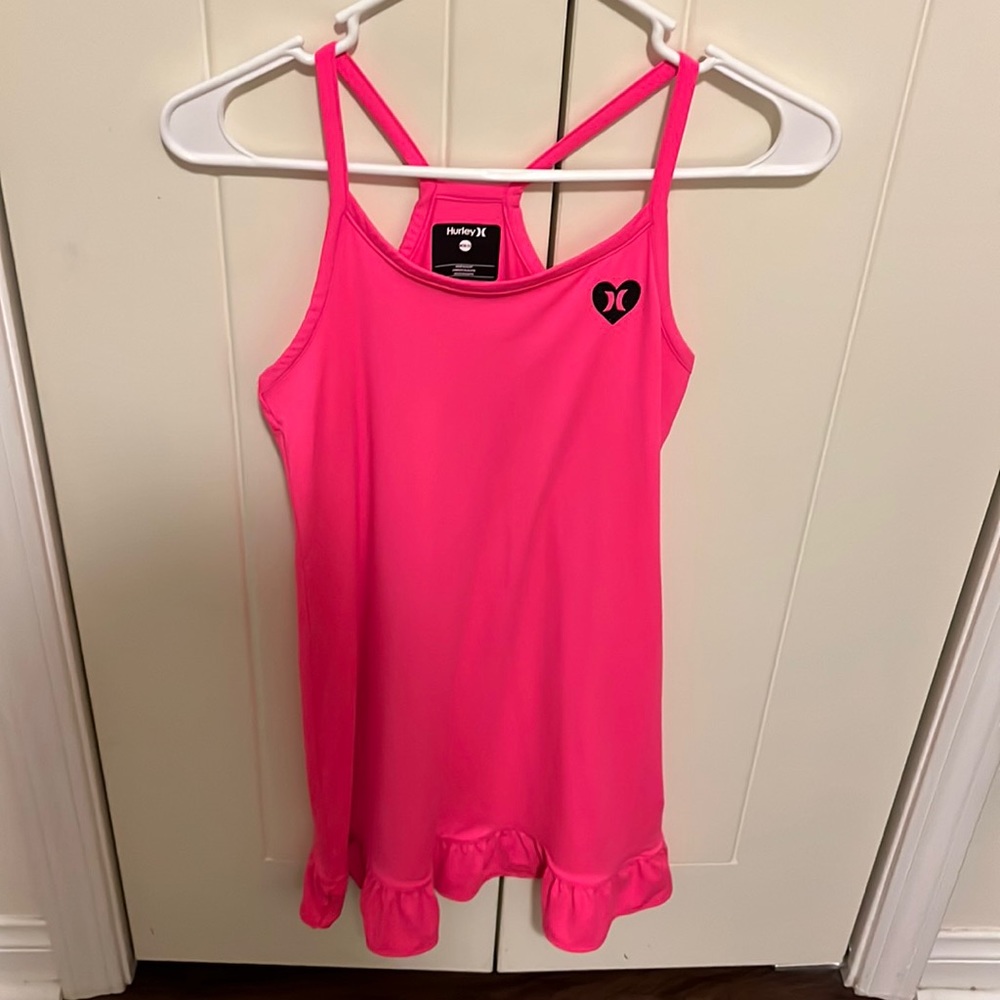 Bright pink night gown